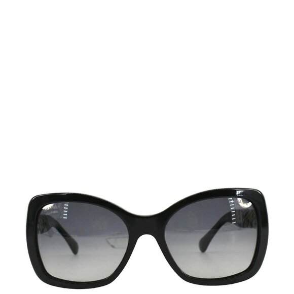 Chanel  5305 - c.501/S8 Square Frame Chain-Link Sunglasses Black - Picture 1 of 10